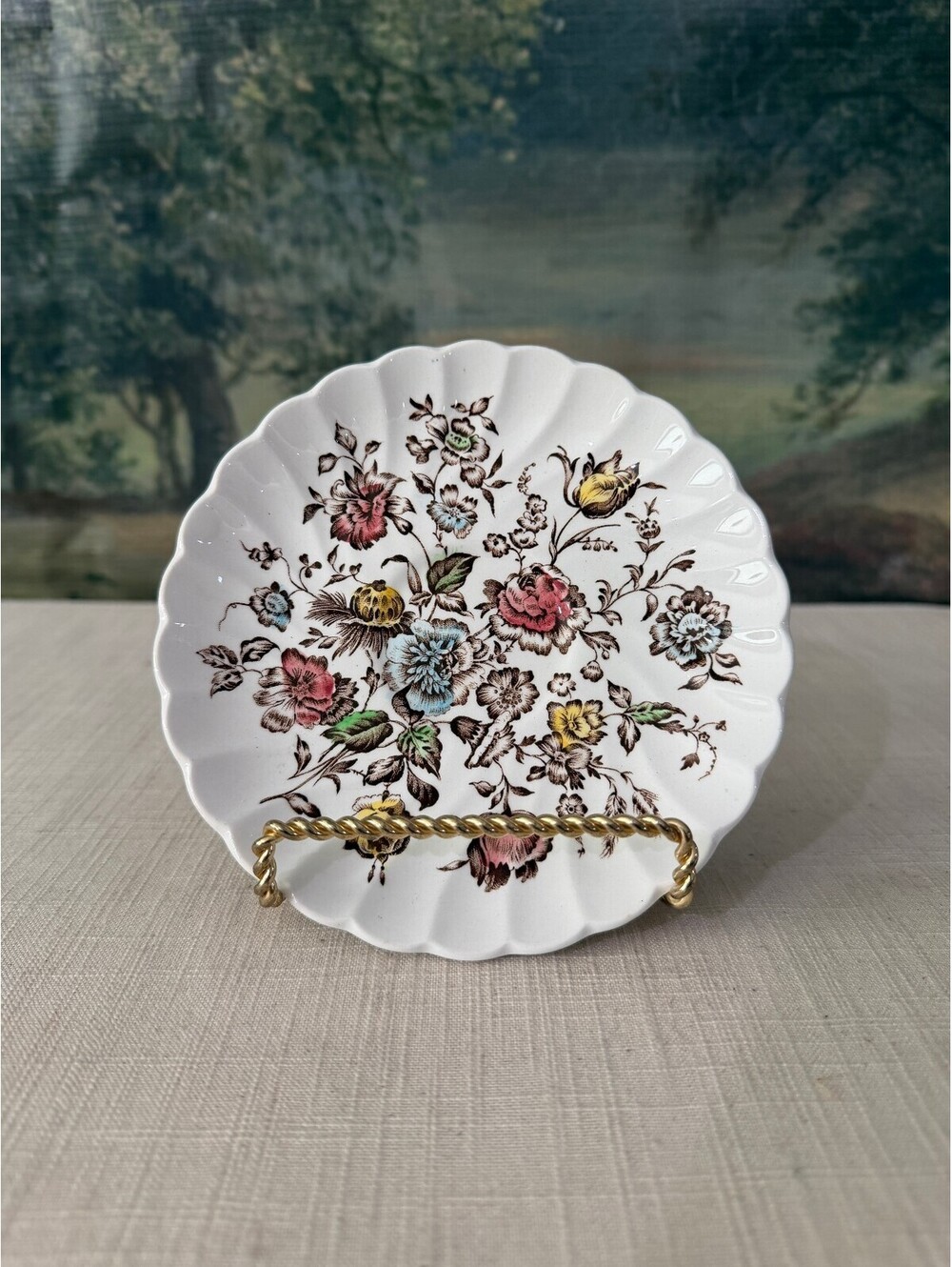 Aynsley Pembroke Scalloped Porcelain Dish